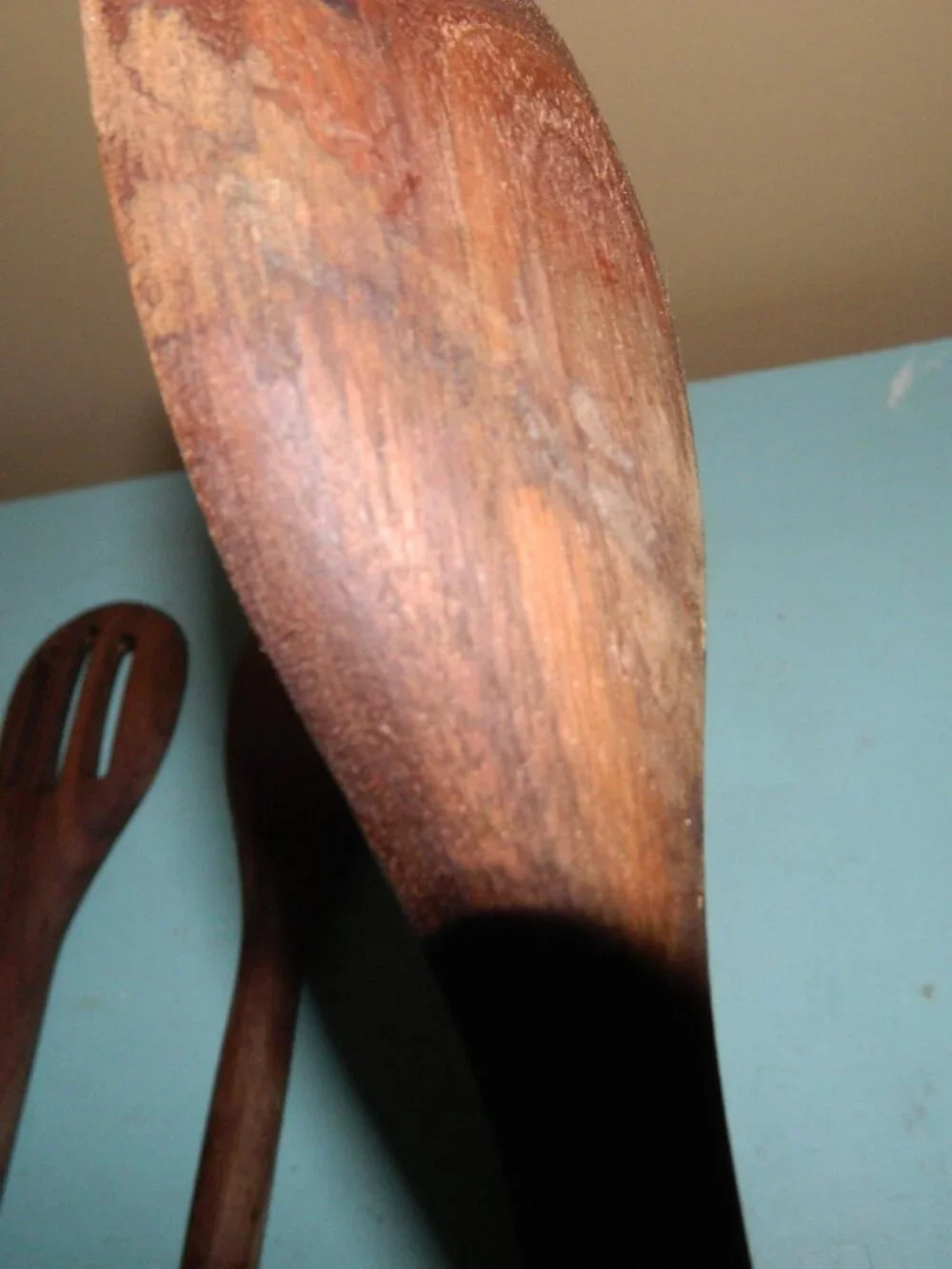 Williams Sonoma Walnut Wood Spoons, Set of 4 READ